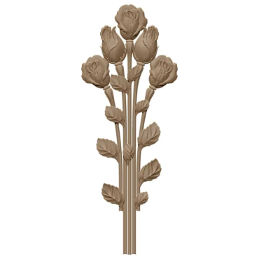3D Rose Design obj file free download A000686