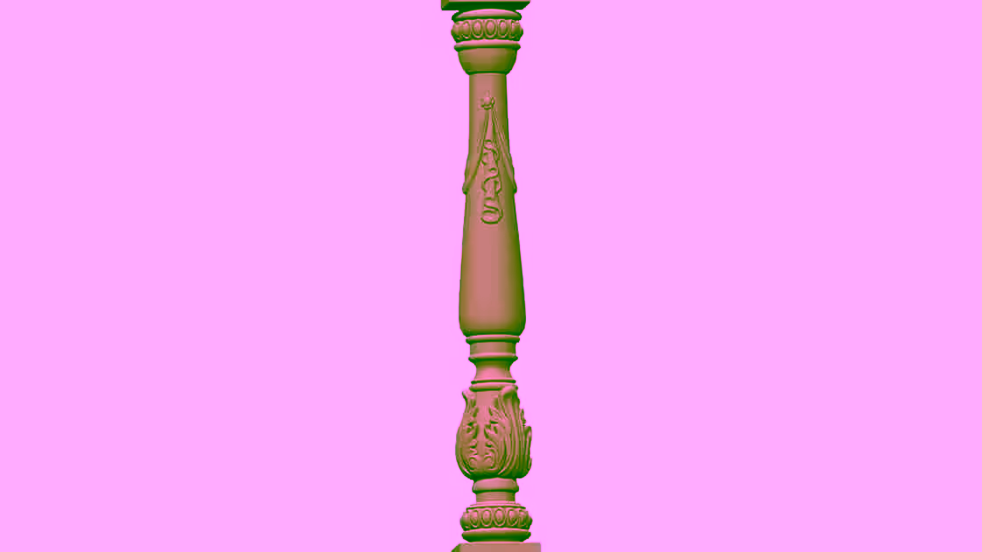 3D Table leg Design obj file free download A000691