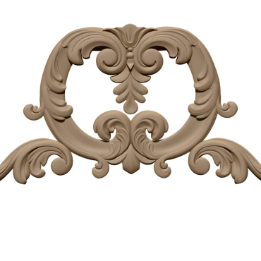 3D Wood Carving Design OBJ file free download A000701