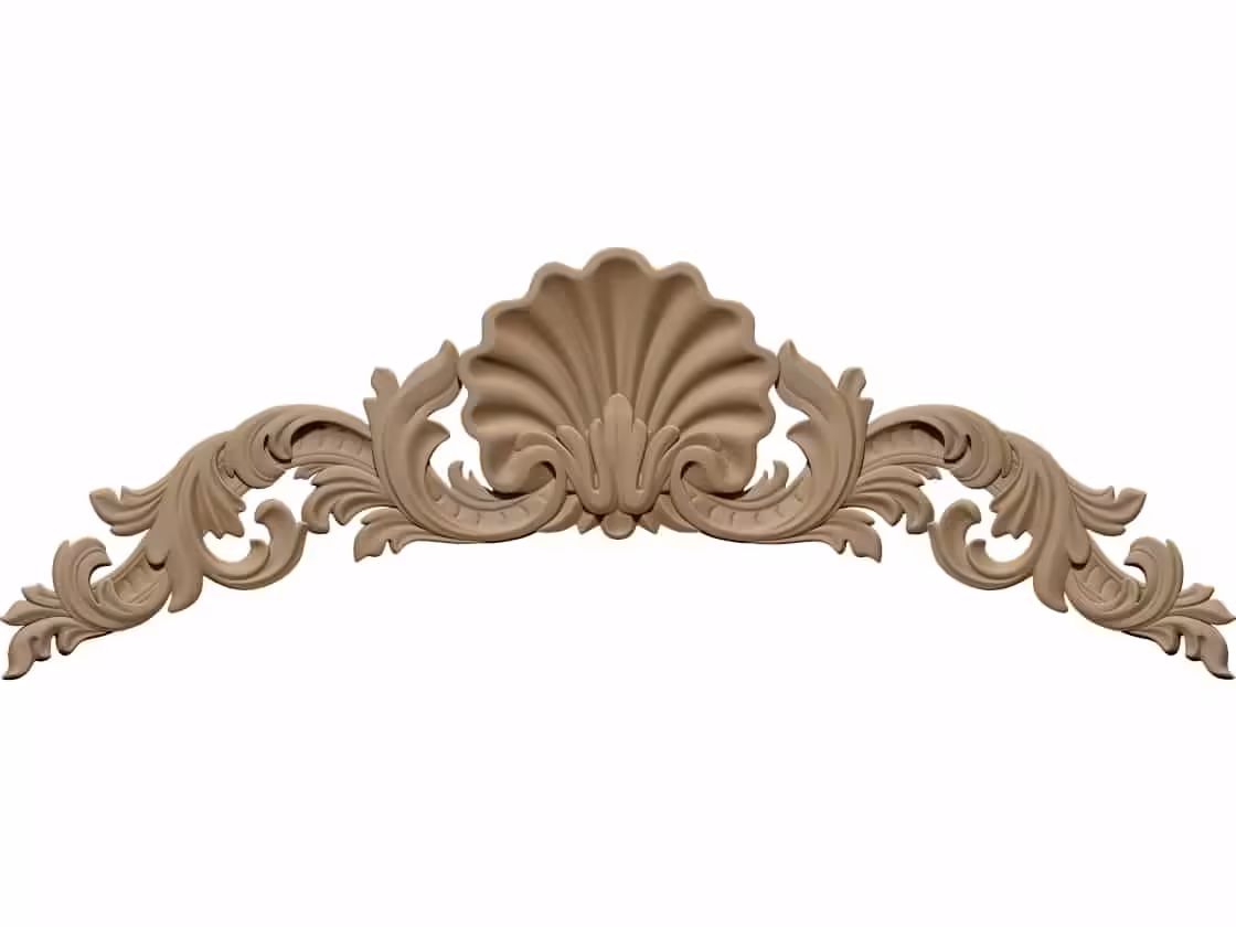 3D Wood Carving Design OBJ file free download A000705