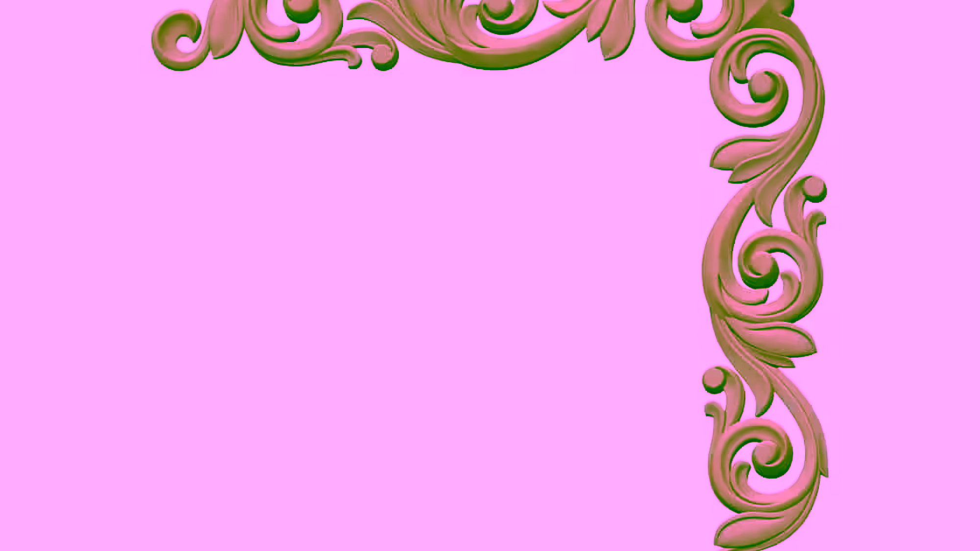 Corner Design OBJ file free download A000711