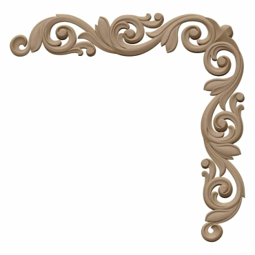 Corner Design OBJ file free download A000711