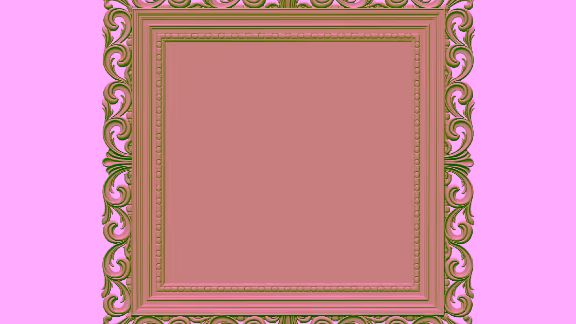 Frame Design OBJ file free download A000695