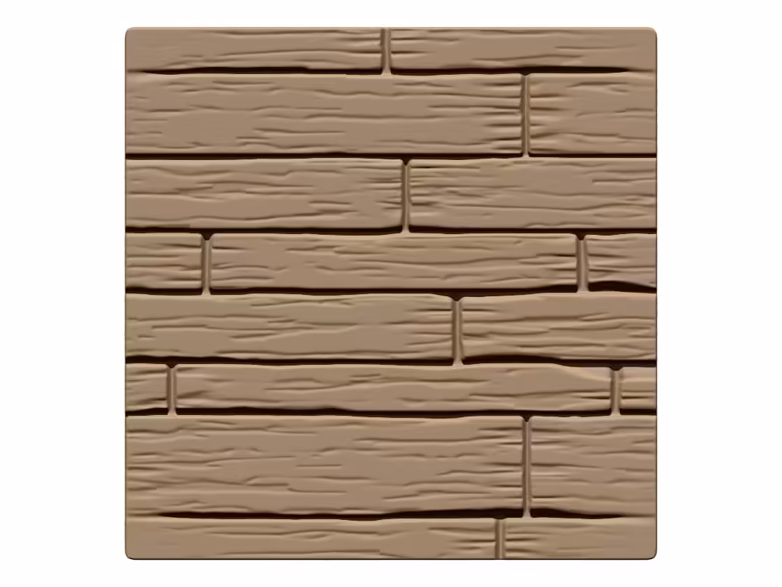 3D Brick wall panel Design OBJ file free download A000714