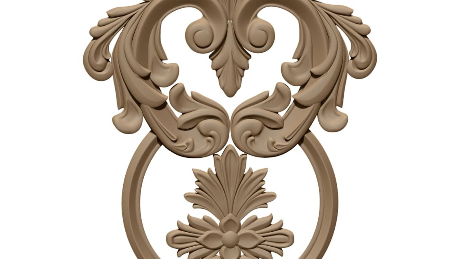 3D Carving Design OBJ file free download A000723