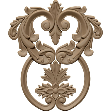 3D Carving Design OBJ file free download A000723