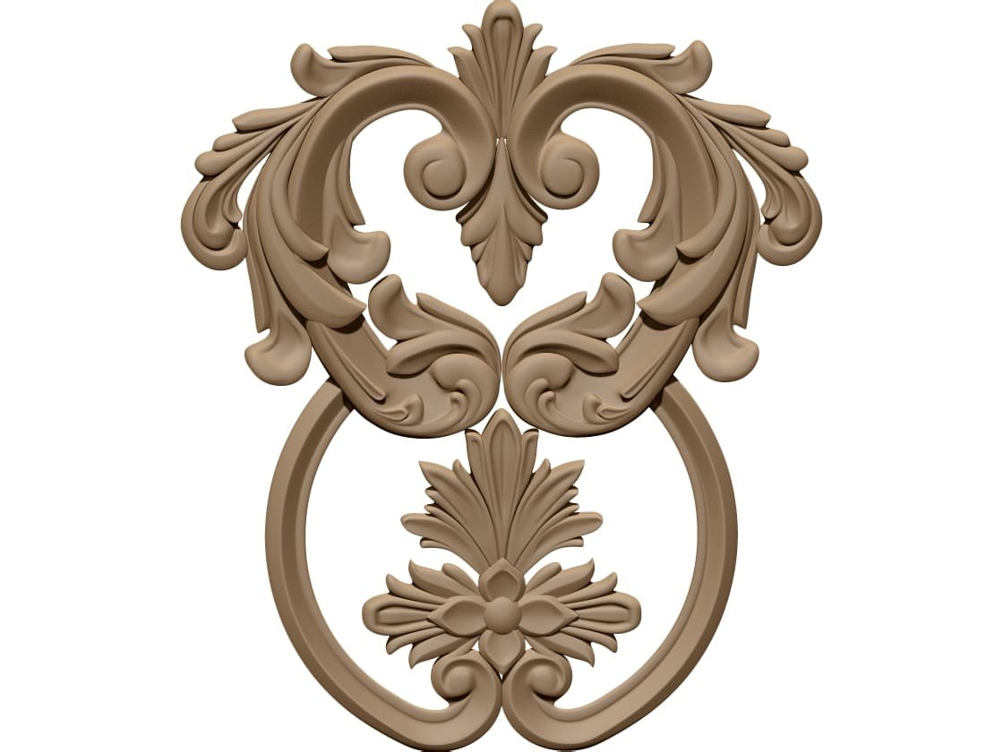 3D Carving Design OBJ file free download A000723