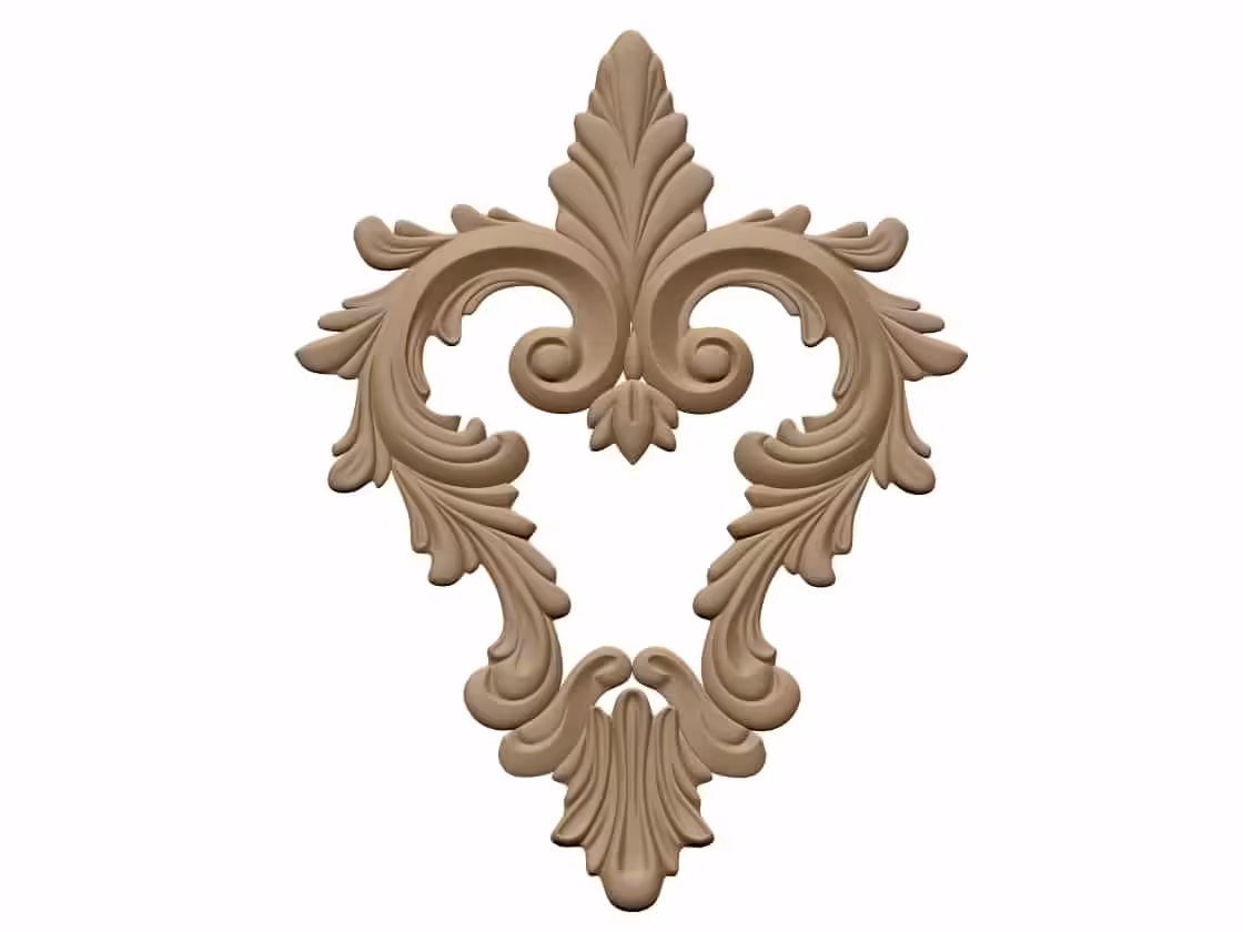 3D Carving Design OBJ file free download A000724