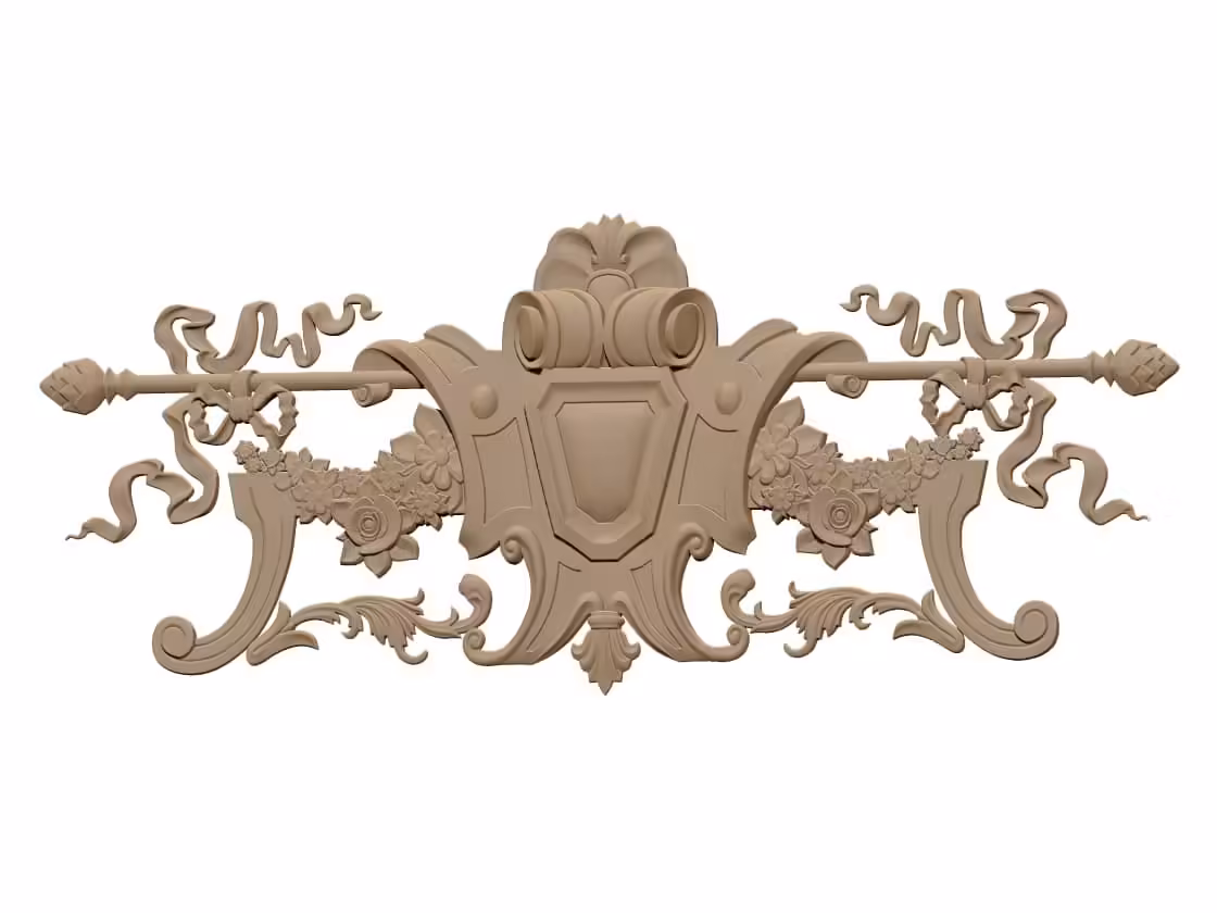 3D Carving Design OBJ file free download A000741