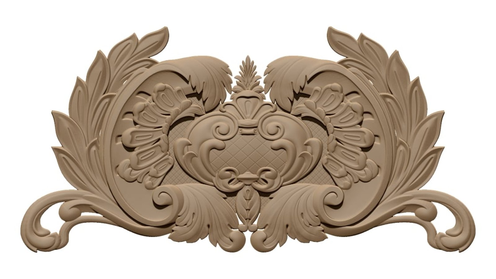 3D Carving Design OBJ file free download A000744