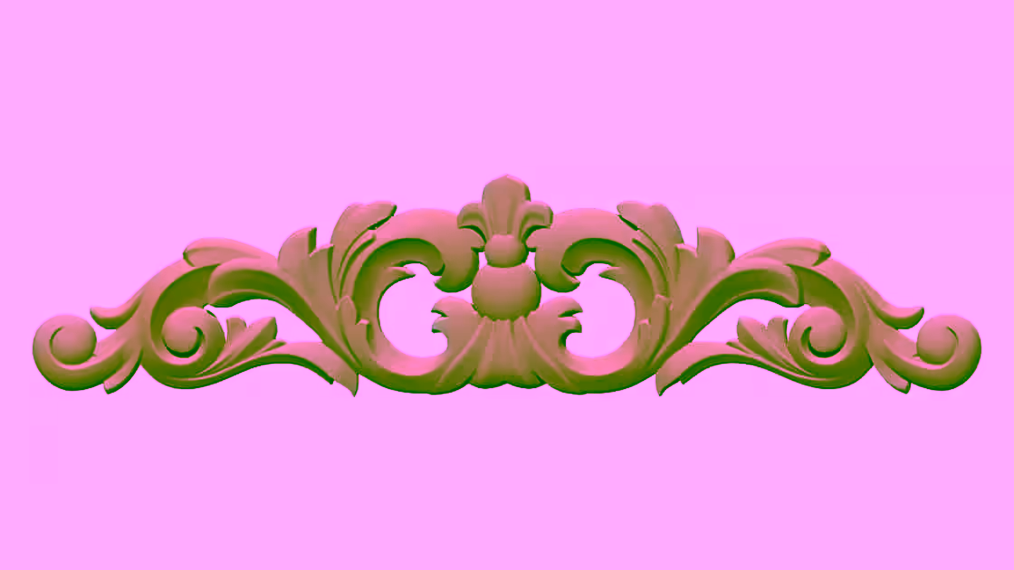 3D Carving Design OBJ file free download A000749