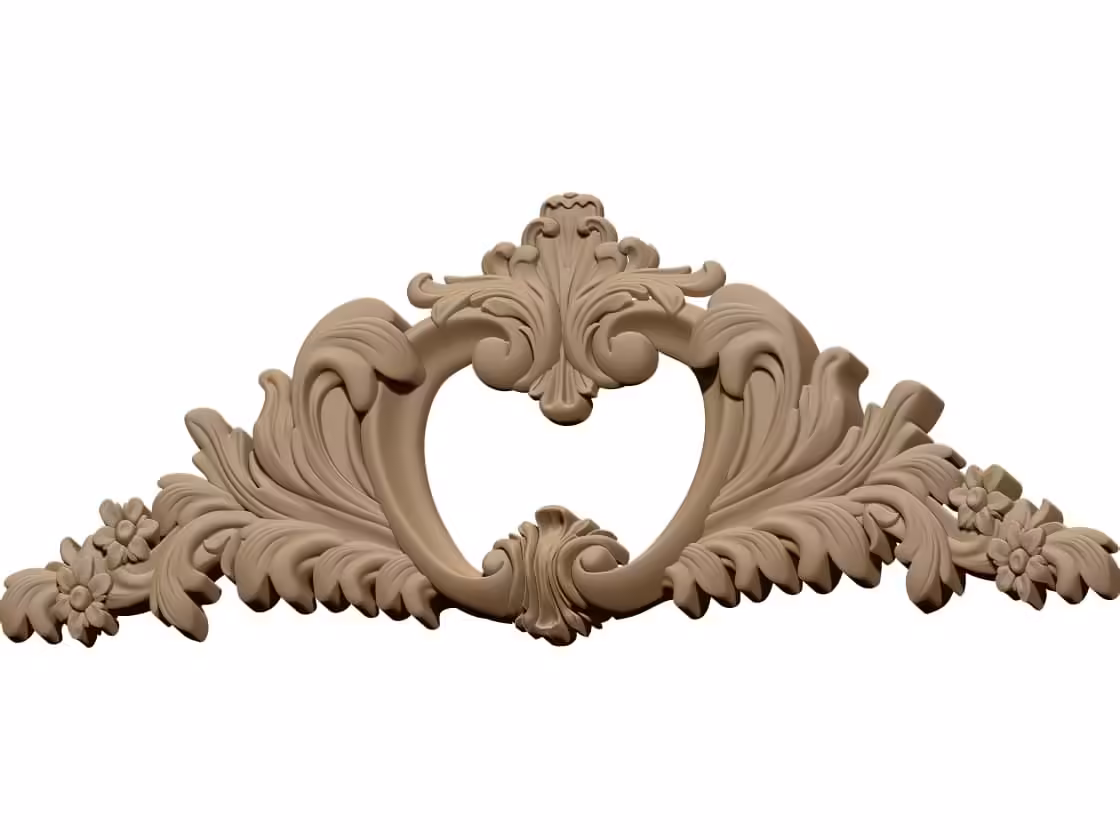 3D Carving Design OBJ file free download A000756