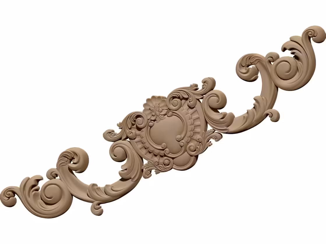 3D Carving Design OBJ file free download A000758
