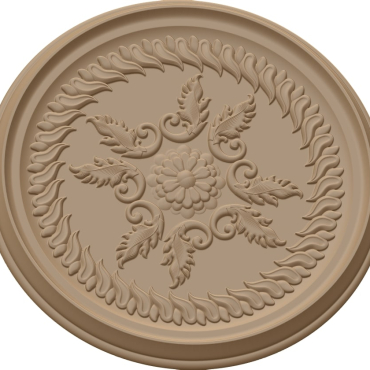 3D Circle Design OBJ file free download A000717