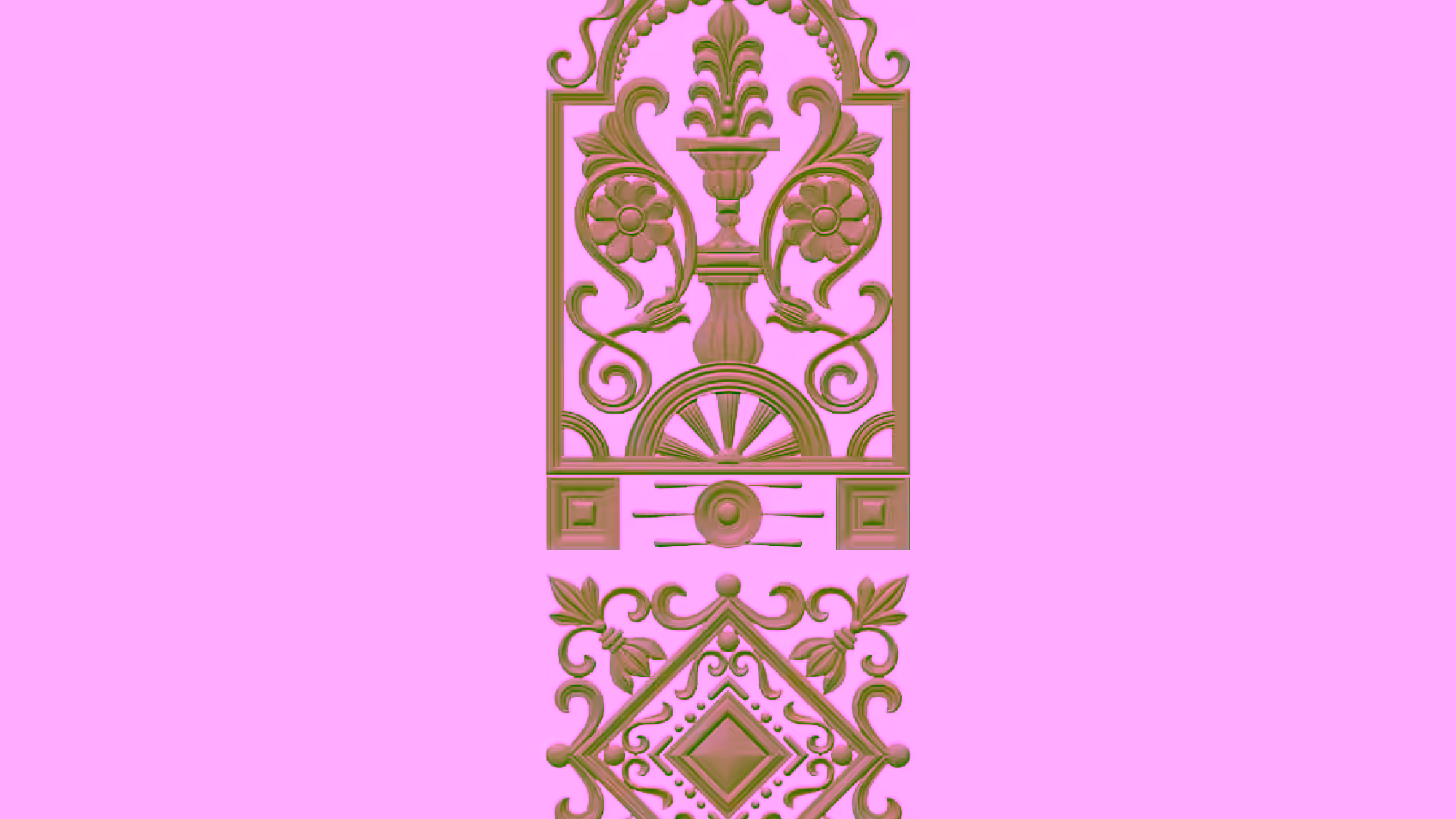3D Door Design 3D OBJ file free download A000761