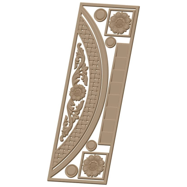 3D Door Design OBJ file free download A000721