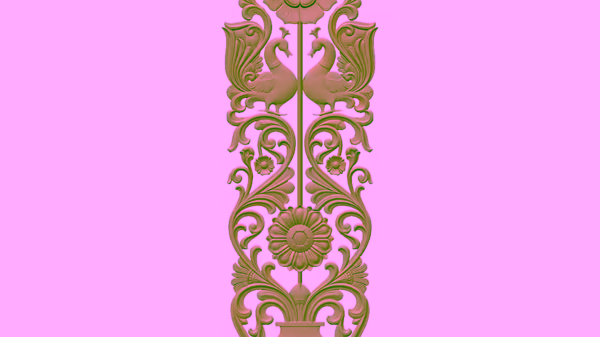 3D Door Design OBJ file free download A000762