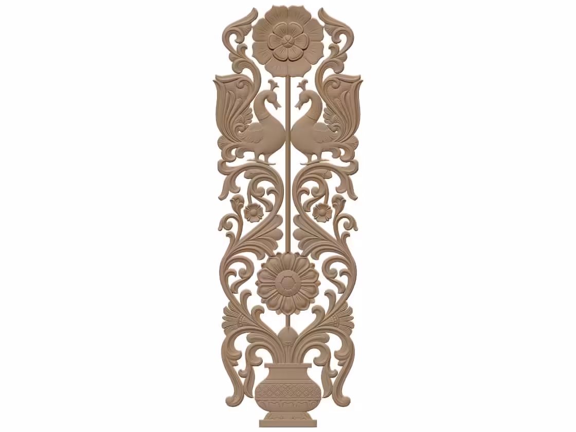 3D Door Design OBJ file free download A000762