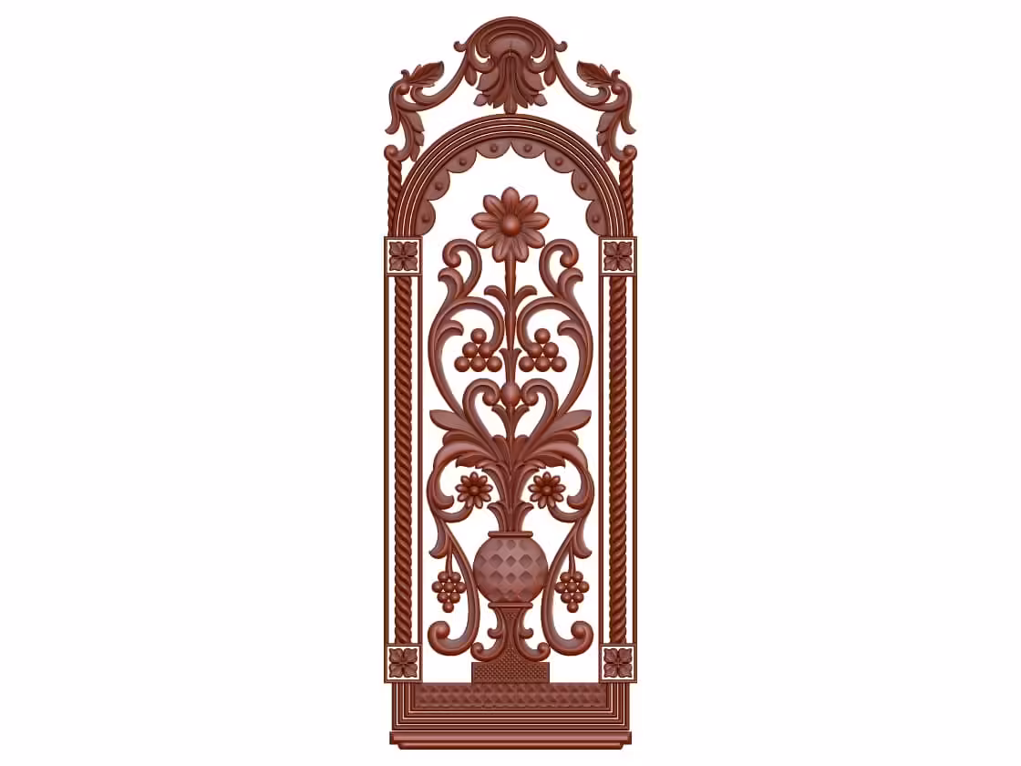 3D Door Design OBJ file free download A000769