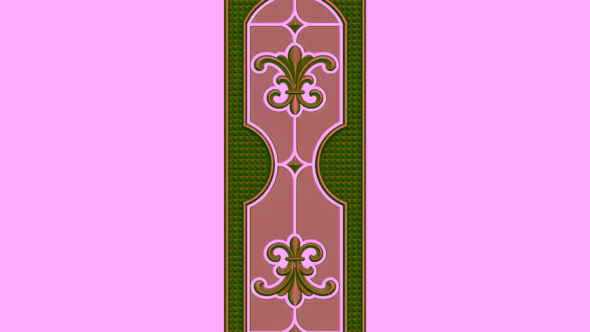 3D Door Design OBJ file free download A000774