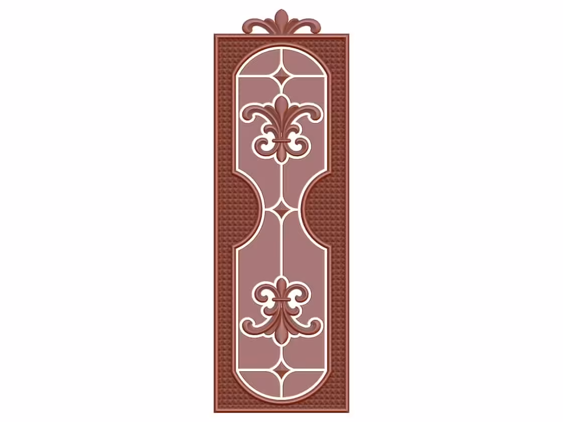 3D Door Design OBJ file free download A000774