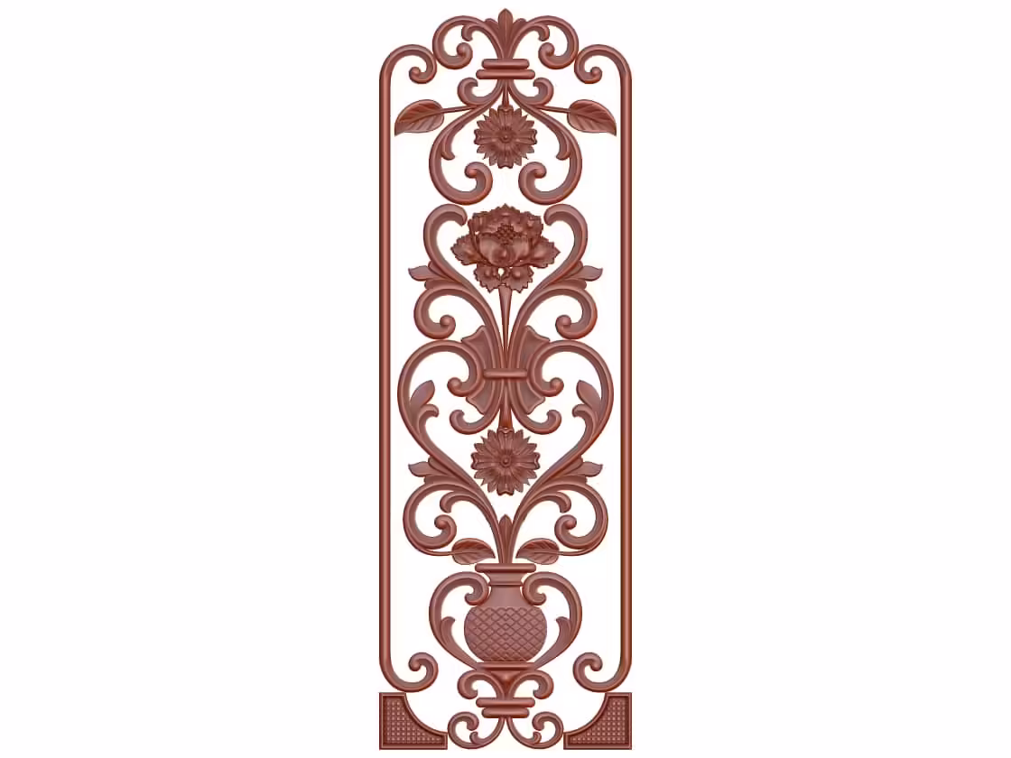 3D Door Design OBJ file free download A000775