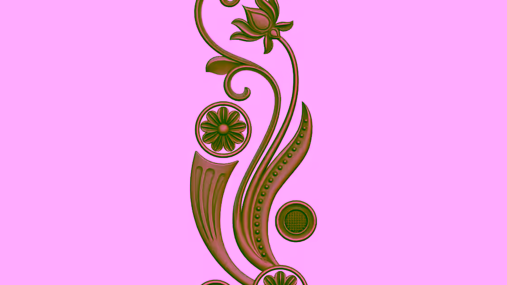 3D Door Design OBJ file free download A000777