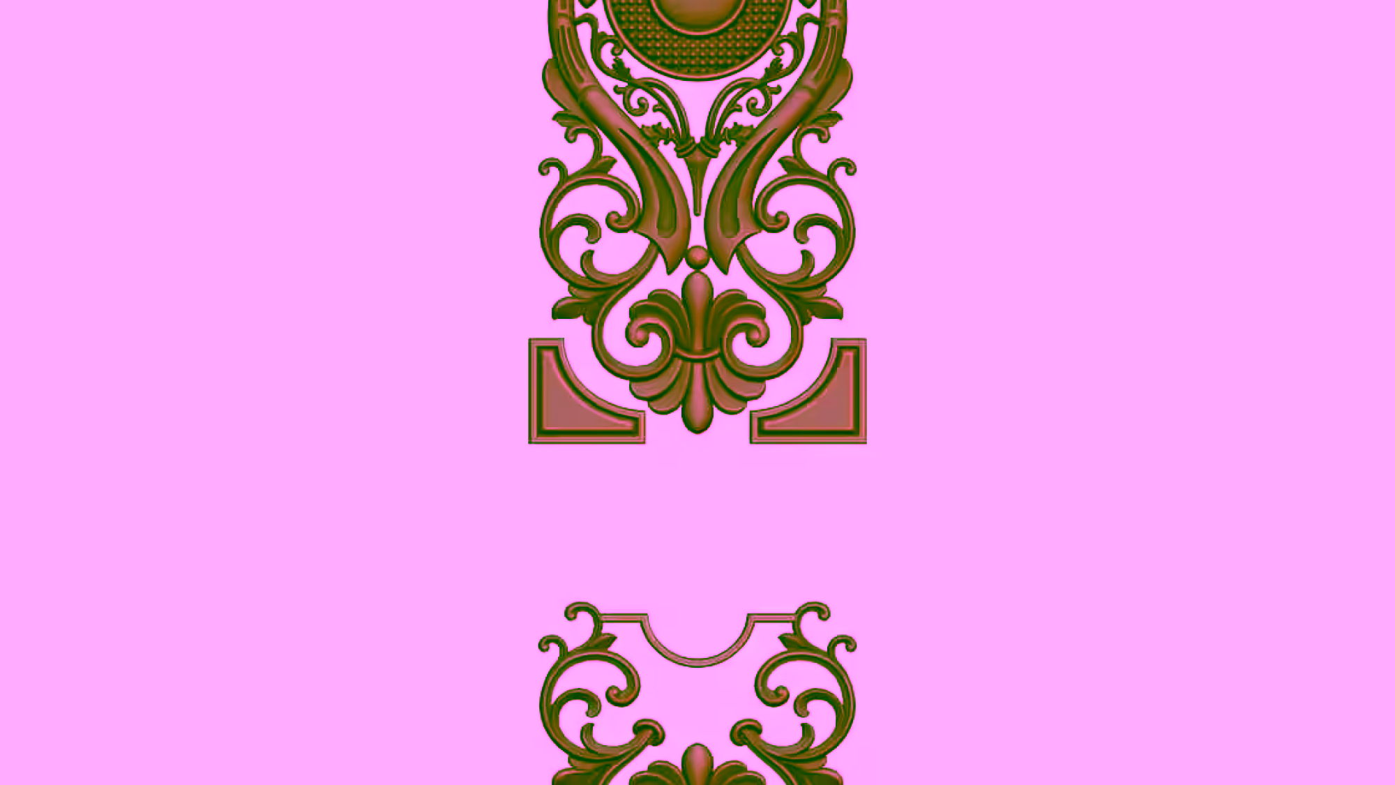 3D Door Design OBJ file free download A000778
