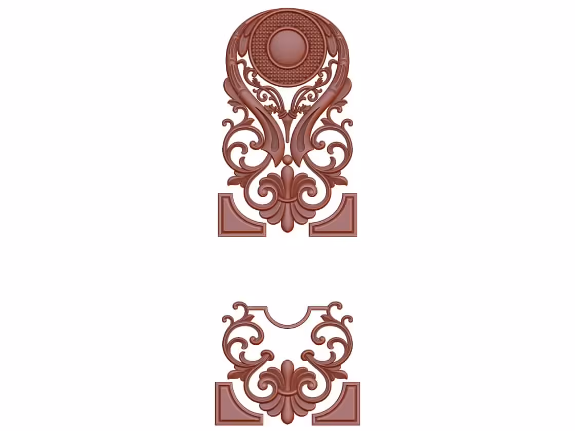 3D Door Design OBJ file free download A000778