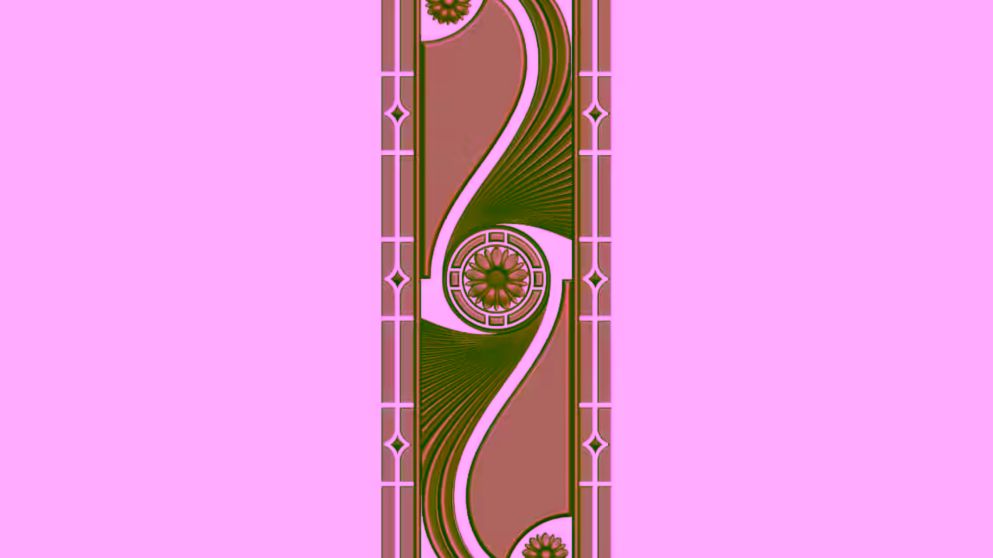 3D Door Design OBJ file free download A000779