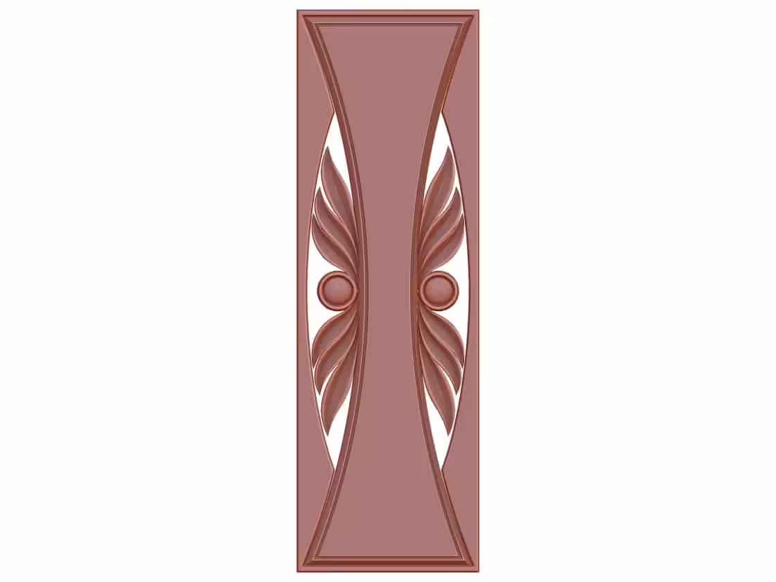 3D Door Design OBJ file free download A000780