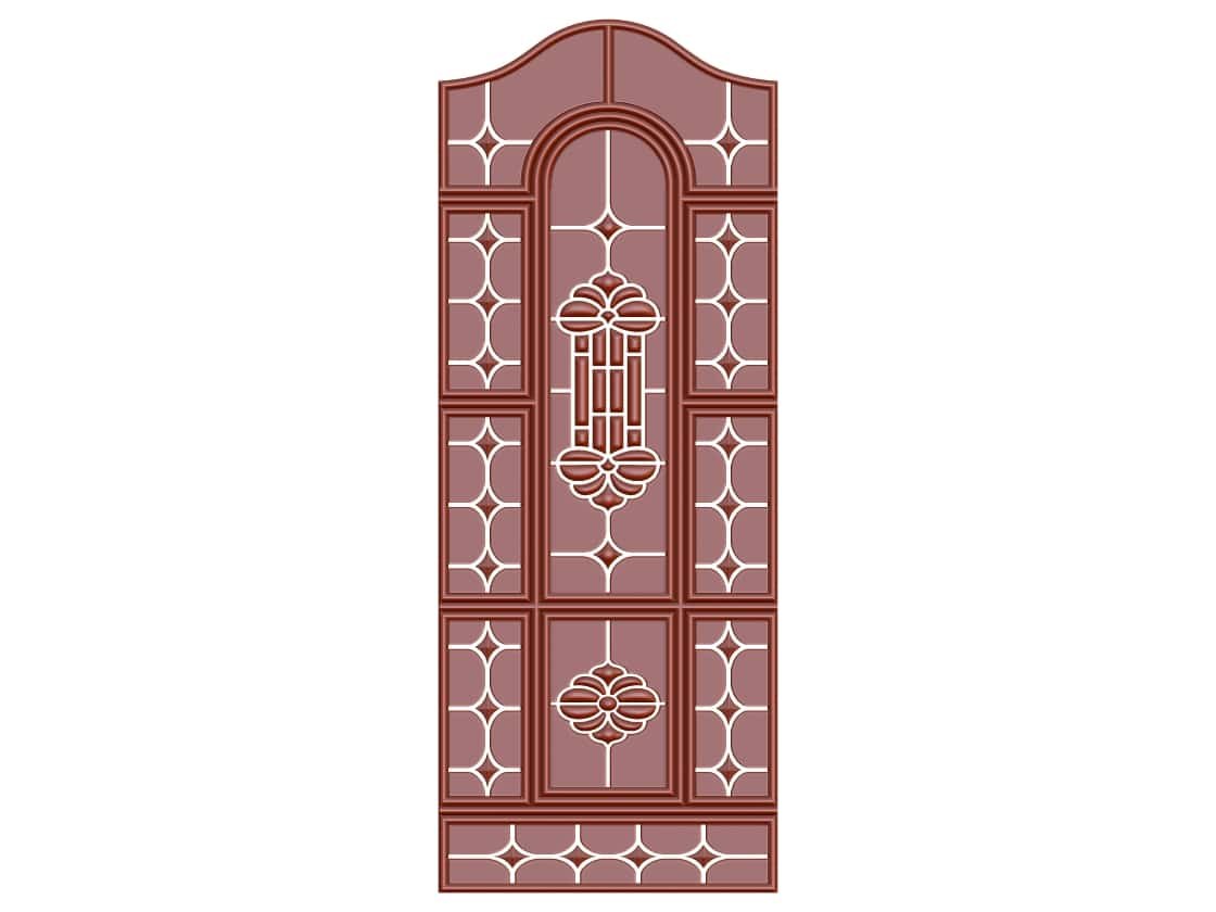 3D Door Design OBJ file free download A000782