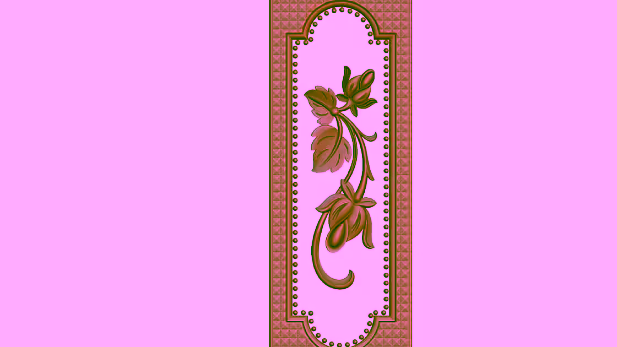3D Door Design OBJ file free download A000785