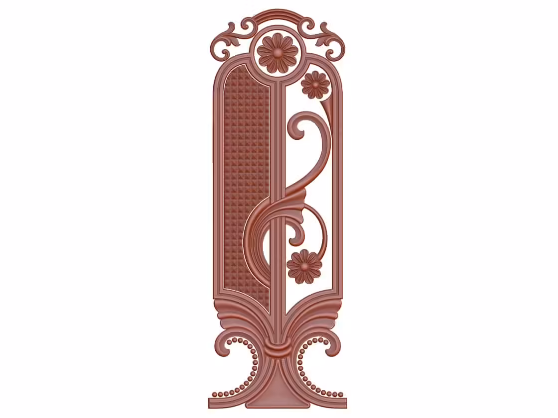 3D Door Design OBJ file free download A000786