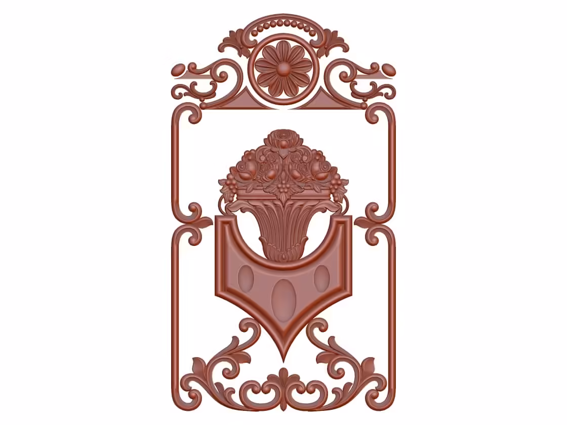 3D Door Design OBJ file free download A000787