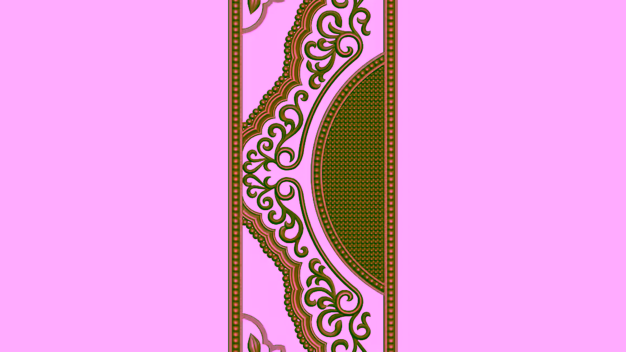 3D Door Design OBJ file free download A000792