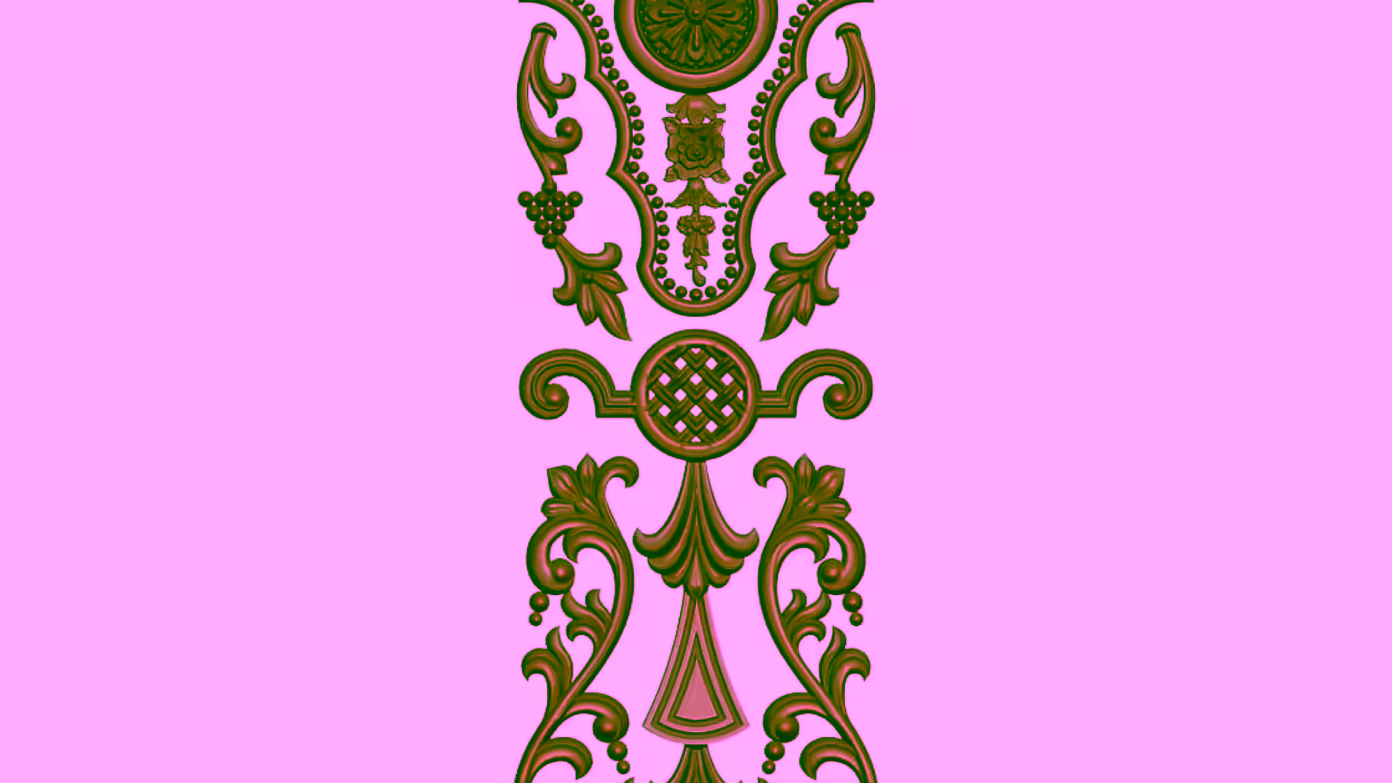 3D Door Design OBJ file free download A000794