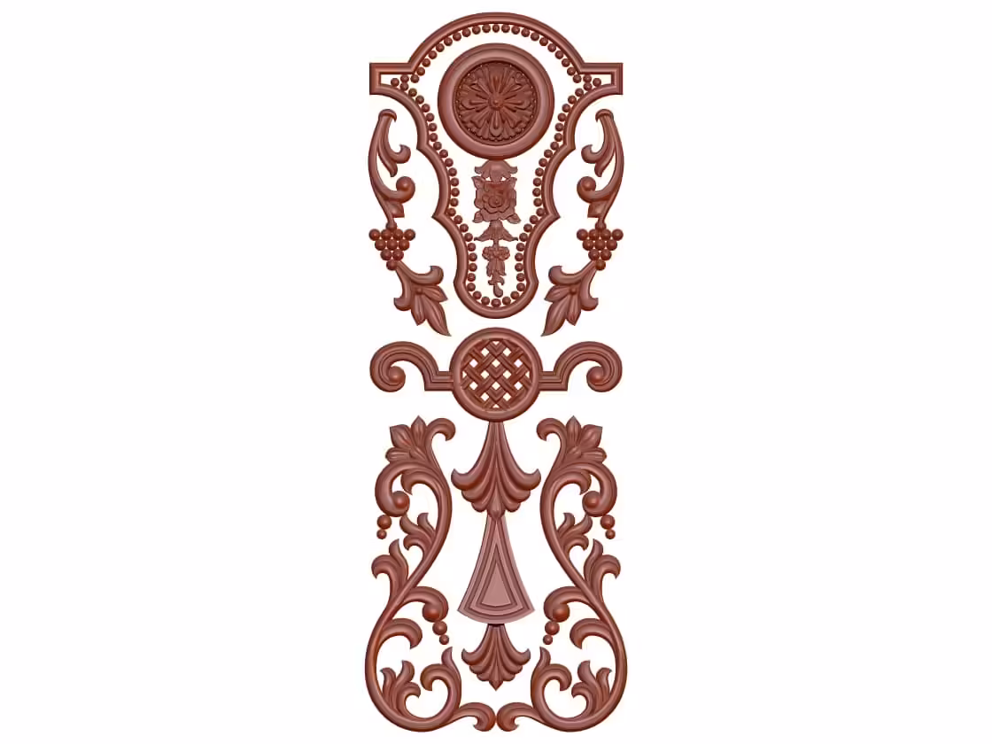 3D Door Design OBJ file free download A000794