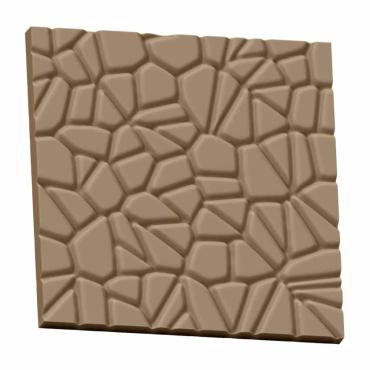 3D Stone pattern wall panel Design OBJ file free download A000715