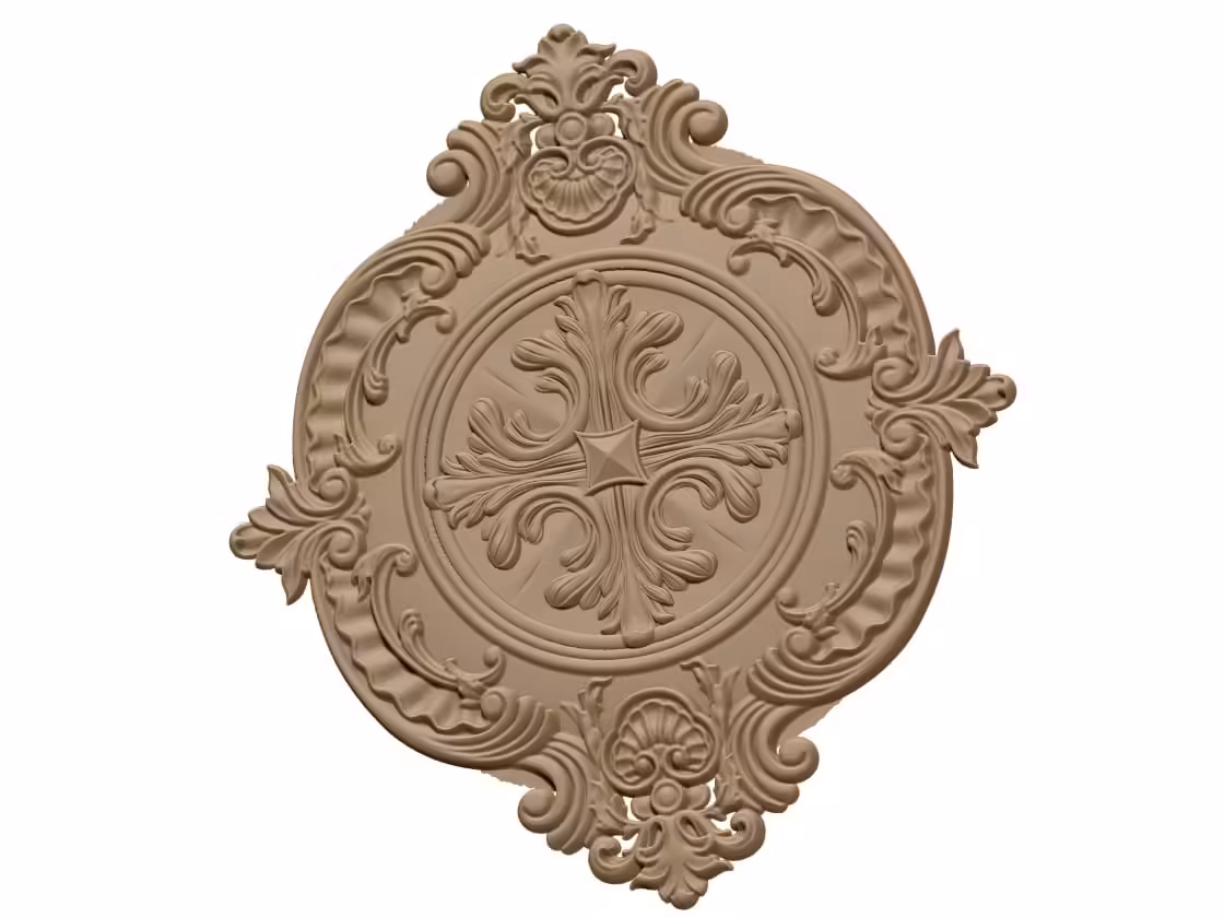 3D carving Design OBJ file free download A000737