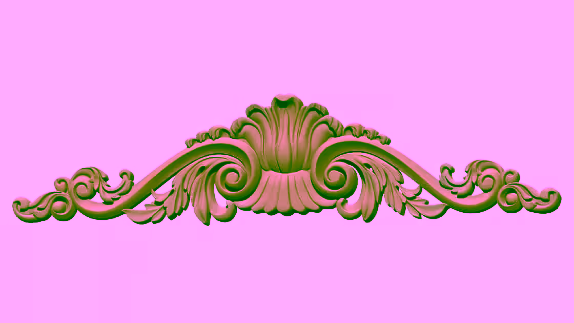 3D carving Design OBJ file free download A000739