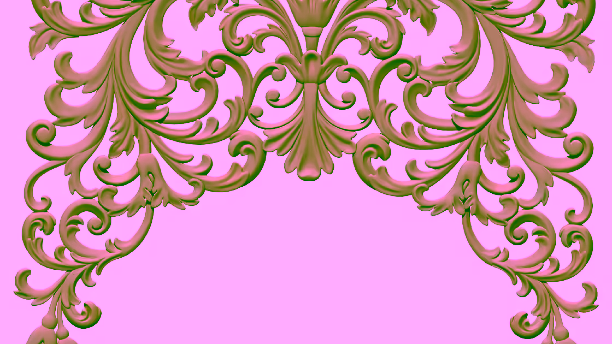 3D pattern Design OBJ file free download A000720