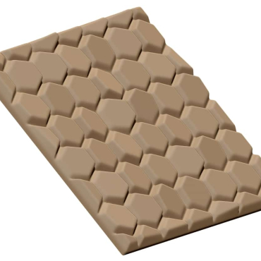 3D wall panel Design OBJ file free download A000716
