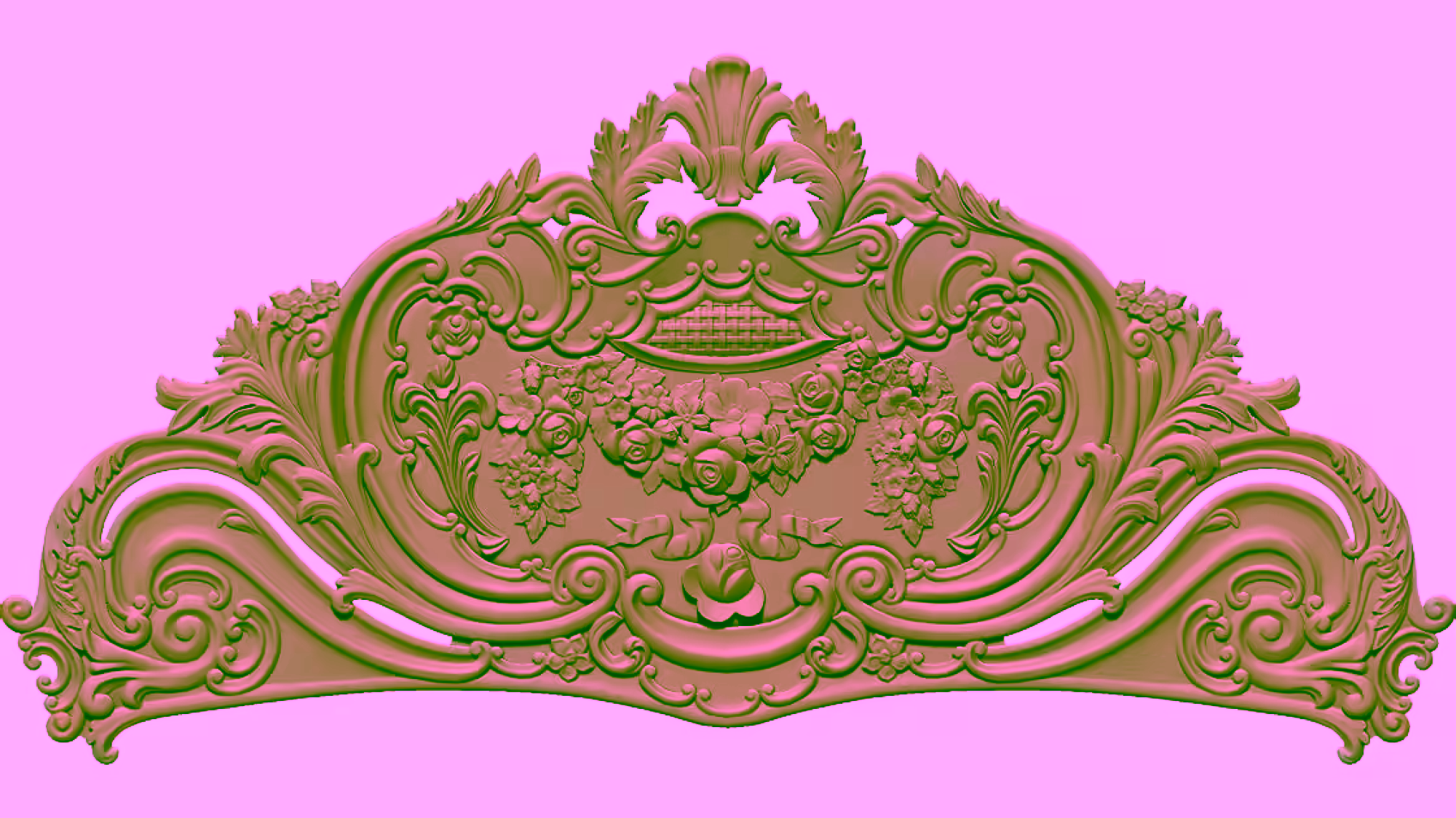 Bed Design 3D OBJ file free download A000760