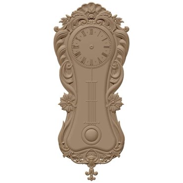 3D Wall Clock Design OBJ file free download A000815