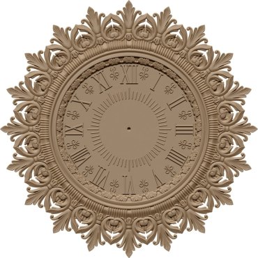 3D Wall Clock Design OBJ file free download A000823