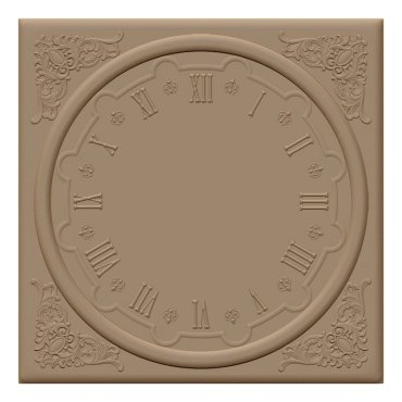 3D Wall Clock Design OBJ file free download A000861