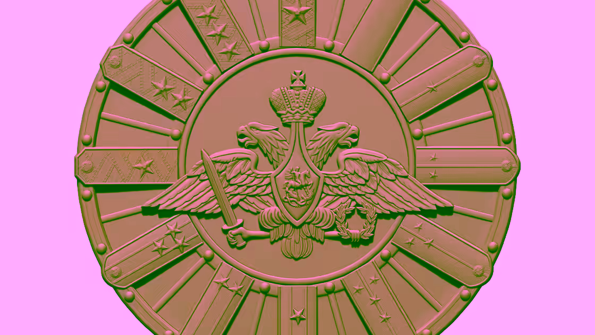 3D Wall Clock Design OBJ file free download A000862