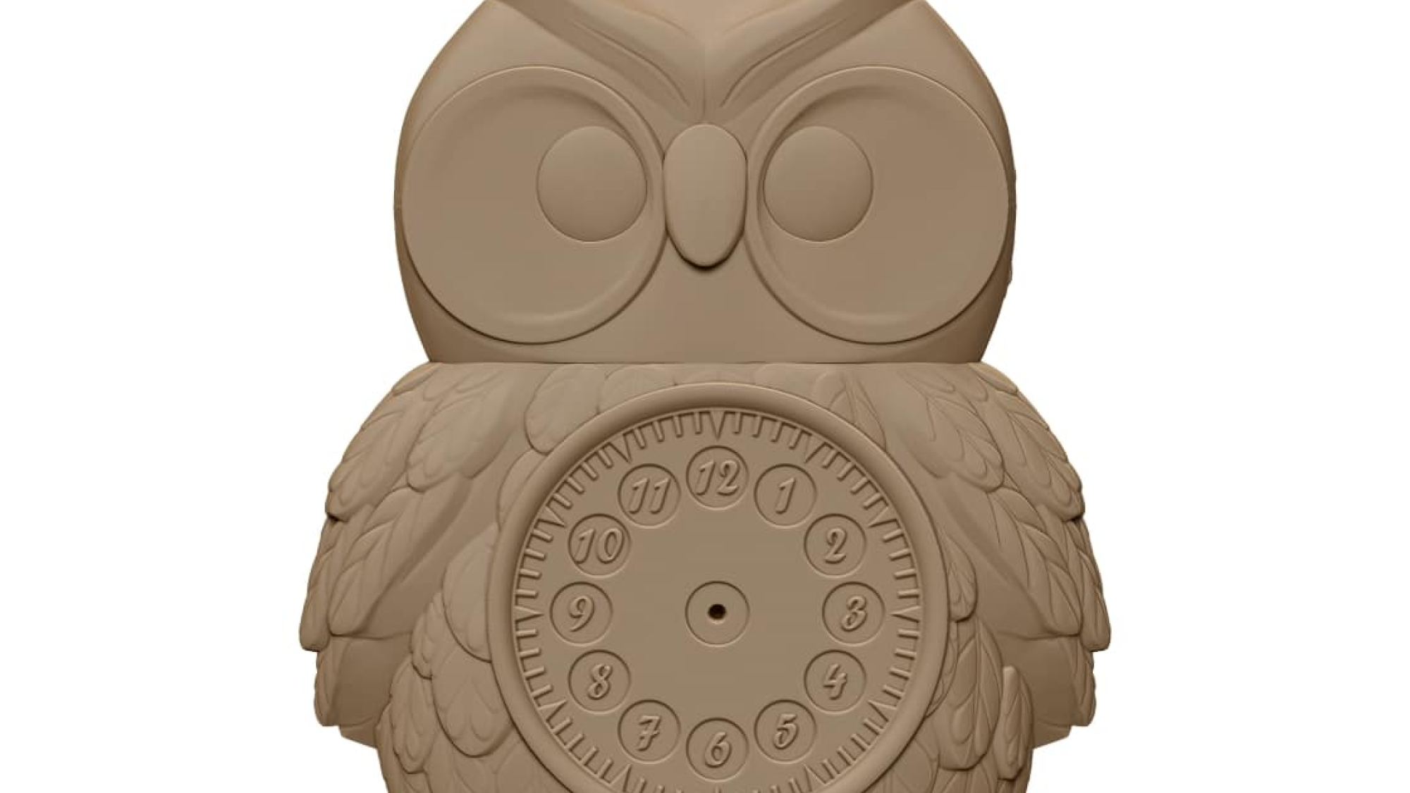 3D Wall Clock Design OBJ file free download A000865