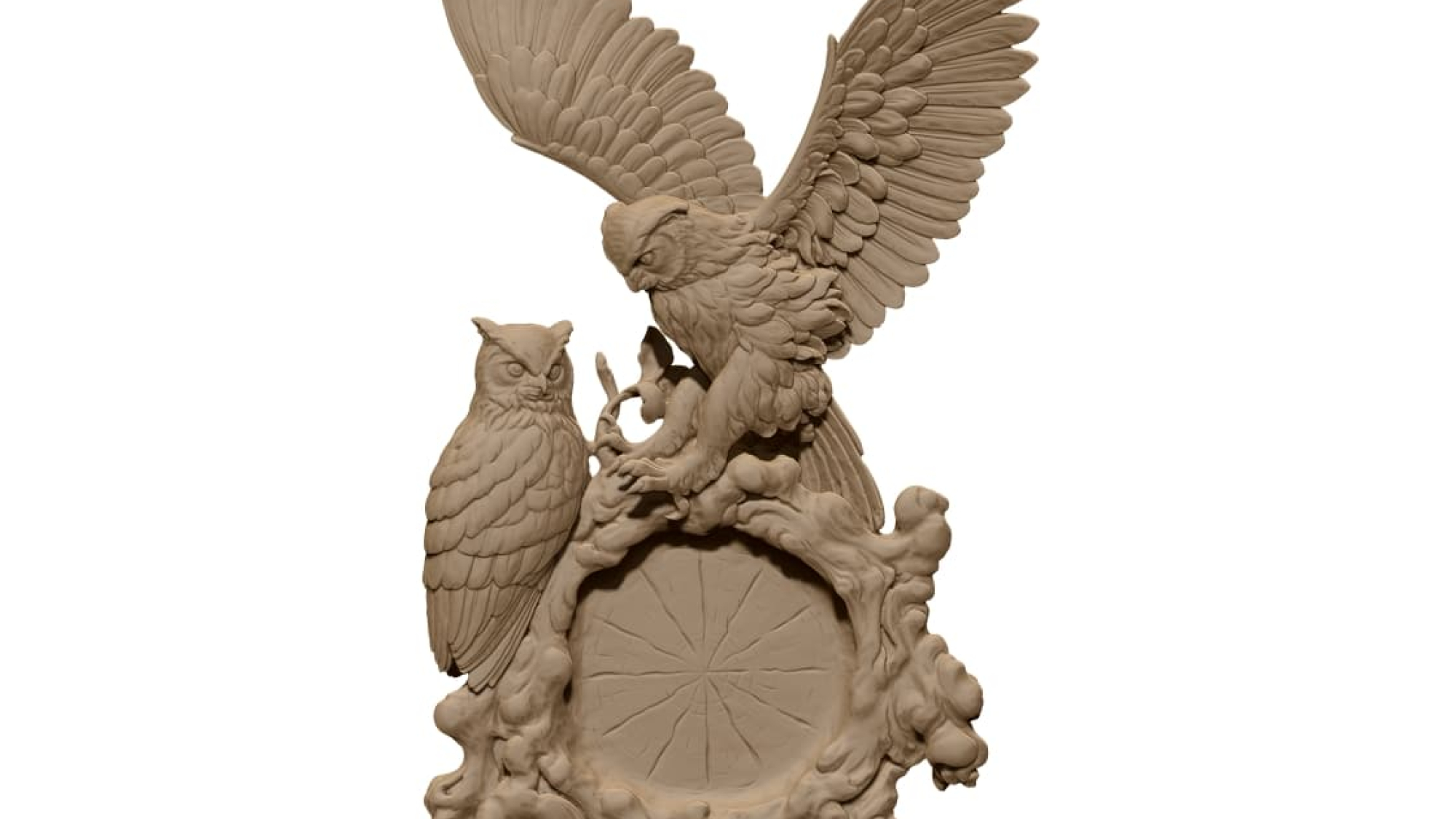 3D Wall Clock Design OBJ file free download A000870